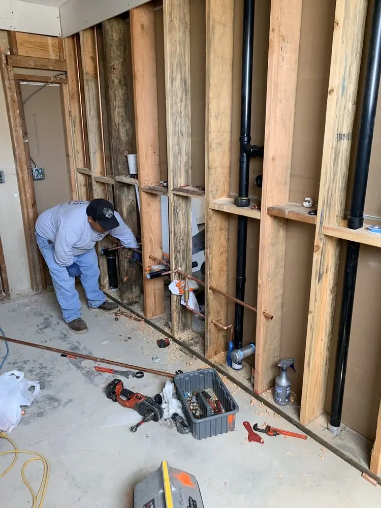 Commercial rough-in plumbing for Water Heater Replacement in Johns Island